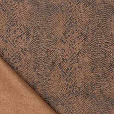-Suèdine stof - leather look - bruin - 22210-091 - Suèdine stof - leather look - bruin - 22210-091