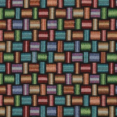 -Polyester stof - gobelin - kilim jacquard - multi - 22215-670 - Polyester stof - gobelin - kilim jacquard - multi - 22215-670