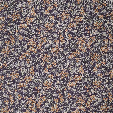 -Ribcord Stoff - Kord - digital floral - dunkelblau multi - 22241-600 - Ribcord Stoff - Kord - digital floral - dunkelblau multi - 22241-600