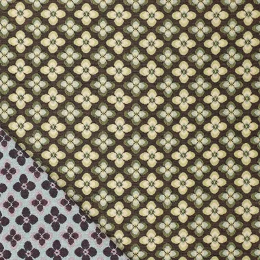 -Polyester stof - gobelin - bloemen - groen - 22129-315 - Polyester stof - gobelin - bloemen - groen - 22129-315