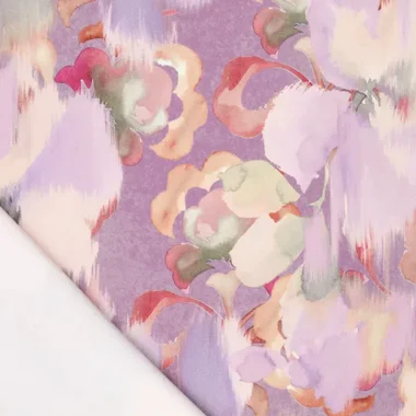 -Viscose stof - stretch - satijn - digitaal bloemen - roze multi - 22293-820 - Viscose stof - stretch - satijn - digitaal bloemen - roze multi - 22293-820