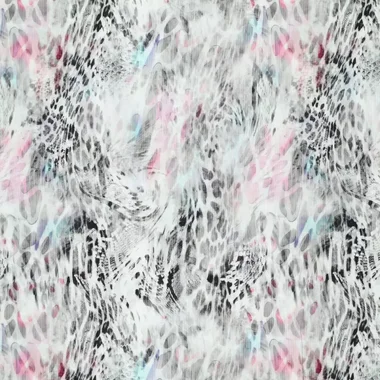 -Viscose stof - rayon - digitaal dierenprint - grijs - 21529-960 - Viscose stof - rayon - digitaal dierenprint - grijs - 21529-960