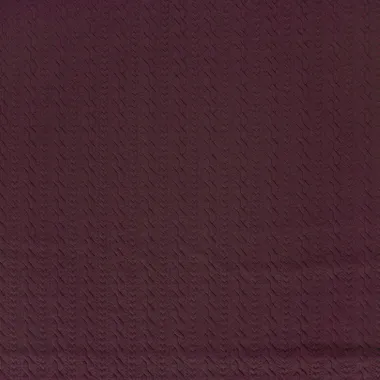-Stretch stof - heavy knit kabel - aubergine - 24155-046 - Stretch stof - heavy knit kabel - aubergine - 24155-046