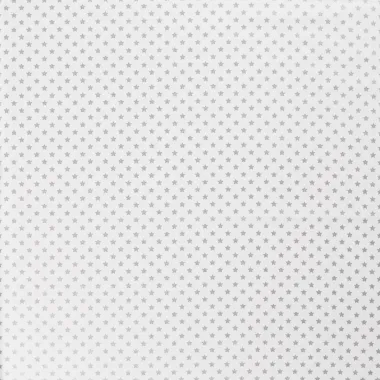 -Kerststof - katoen poplin - folie kerststerren - gebroken wit - 20704-151 - Kerststof - katoen poplin - folie kerststerren - gebroken wit - 20704-151