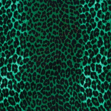 -Polyester stof - satijn velvet - luipaardprint - groen - 31/24015-025 - Polyester stof - satijn velvet - luipaardprint - groen - 31/24015-025