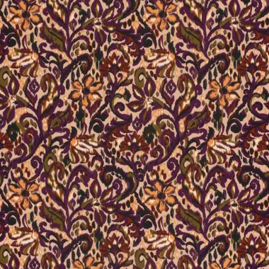 -Polyester stof - satijn duchesse - bloemen fantasie - multi - 24076-012 - Polyester stof - satijn duchesse - bloemen fantasie - multi - 24076-012