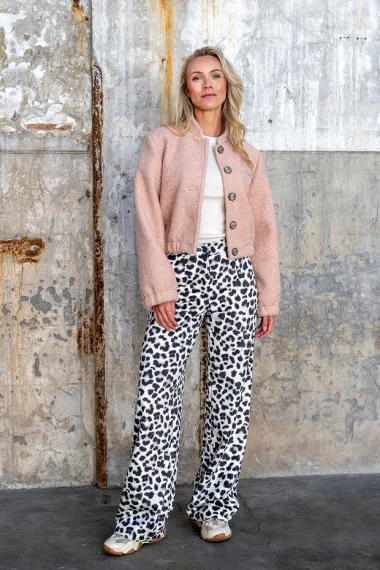 -Gebreide stof - bouclé - lichtroze - 31/24136-012 - Gebreide stof - bouclé - lichtroze - 31/24136-012