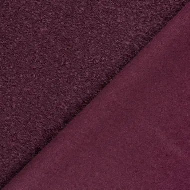 -Gebreide stof - bouclé - aubergine - 31/24136-046 - Gebreide stof - bouclé - aubergine - 31/24136-046