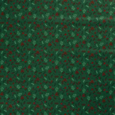 -Kerststof - katoen poplin - kersttakken - groen - 20734-025 - Kerststof - katoen poplin - kersttakken - groen - 20734-025