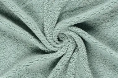 -Bont stof - teddy - mint - 18494-003 - Bont stof - teddy - mint - 18494-003