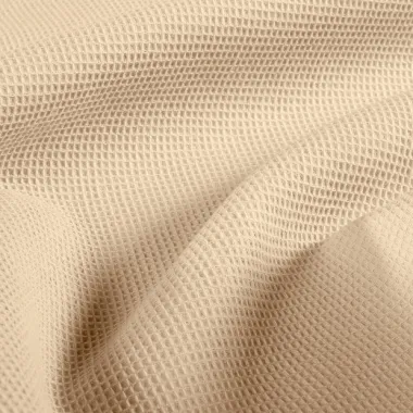 -Wafelkatoen stof - wafel piqué - beigegeel - 2904-052 - Wafelkatoen stof - wafel piqué - beigegeel - 2904-052