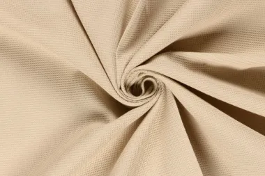 -Wafelkatoen stof - wafel piqué - beigegeel - 2904-052 - Wafelkatoen stof - wafel piqué - beigegeel - 2904-052