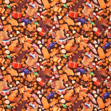 -Katoenen stof - poplin - digitaal Sinterklaas - multi - 22081-100 - Katoenen stof - poplin - digitaal Sinterklaas - multi - 22081-100