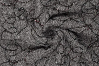 -Embroidery - fur - cotta embroidery lizzy - grau- 22229-980 - Embroidery - fur - cotta embroidery lizzy - grau- 22229-980