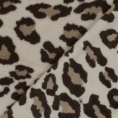 -Bont stof - panterprint - beige camel - 31/24132-053 - Bont stof - panterprint - beige camel - 31/24132-053