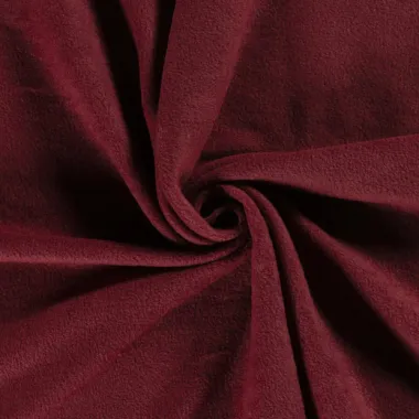 -Fleece stof - bordeaux - 9111-118 - Fleece stof - bordeaux - 9111-118