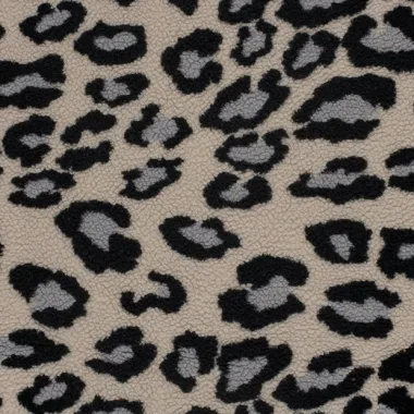 -Bont stof - panterprint - beige grijs - 24132-063 - Bont stof - panterprint - beige grijs - 24132-063