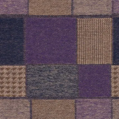 -Polyester stof - jacquard - ruiten - paars multi - 24207-008 - Polyester stof - jacquard - ruiten - paars multi - 24207-008