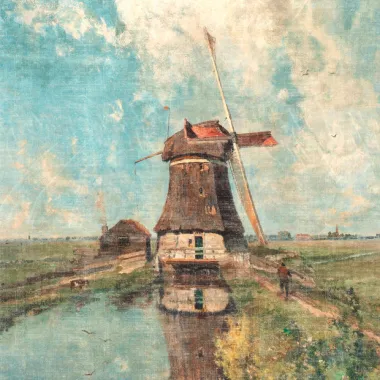 -Paneel stof - fluweel - digitaal molen - multi - 1799-053 - Paneel stof - fluweel - digitaal molen - multi - 1799-053