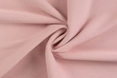 -Boordstof - 2x1 rib - zalmroze - 0368-132 - Boordstof - 2x1 rib - zalmroze - 0368-132