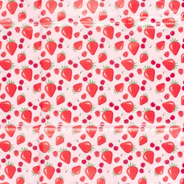 -Tafelzeil - rood fruit - lichtroze - 1837-011 - Tafelzeil - rood fruit - lichtroze - 1837-011