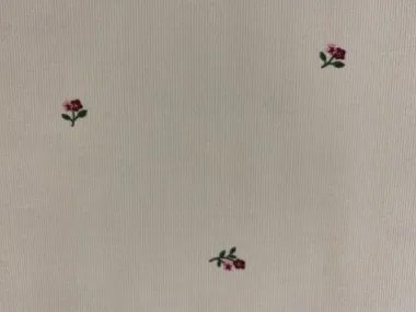 -Ribcord stof- fijne rib 21W - corduroy - bloemetjes - crème - 24350-052 - Ribcord stof- fijne rib 21W - corduroy - bloemetjes - crème - 24350-052