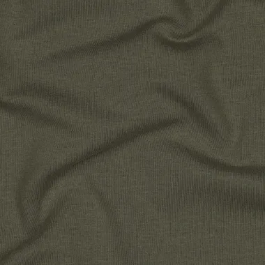 -Sweatjersey – biologisch – armeegrün – 9971-055 - Sweatjersey – biologisch – armeegrün – 9971-055