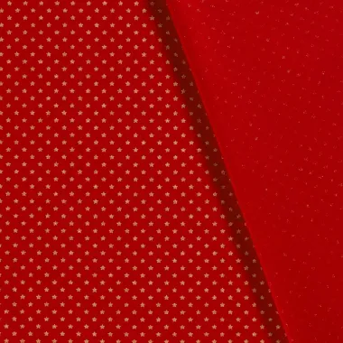 -Weihnachtsstoff – Baumwollpopeline – Folien-Weihnachtssterne – rot – 20703-015 - Weihnachtsstoff – Baumwollpopeline – Folien-Weihnachtssterne – rot – 20703-015