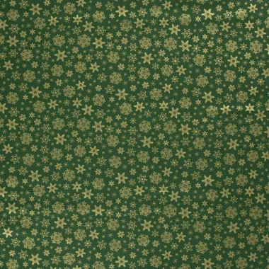 -Kerststof - katoen poplin - folie kerststerren - groen - 20708-025 - Kerststof - katoen poplin - folie kerststerren - groen - 20708-025