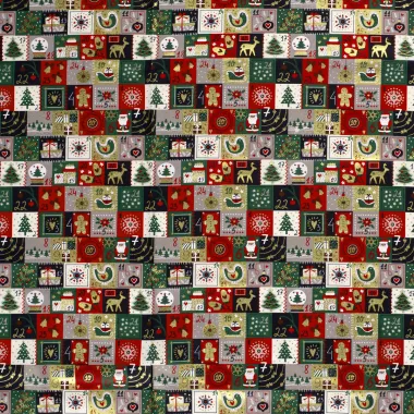 -Kerststof - katoen poplin - diverse kerstmotieven - multi - 20724-008 - Kerststof - katoen poplin - diverse kerstmotieven - multi - 20724-008