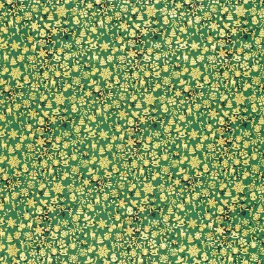 -Kerststof - katoen poplin - folie diverse kerstmotieven - groen - 22704-025 - Kerststof - katoen poplin - folie diverse kerstmotieven - groen - 22704-025