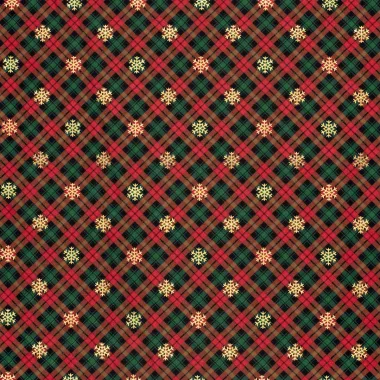 -Weihnachtsstoff – Flanell – Folie Schneeflocke – rot – 22710-015 - Weihnachtsstoff – Flanell – Folie Schneeflocke – rot – 22710-015