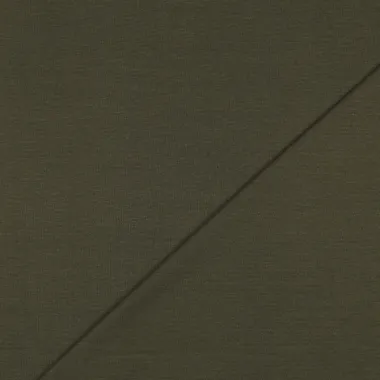 -Boordstof - biologisch - legergroen - 8058-055 - Boordstof - biologisch - legergroen - 8058-055