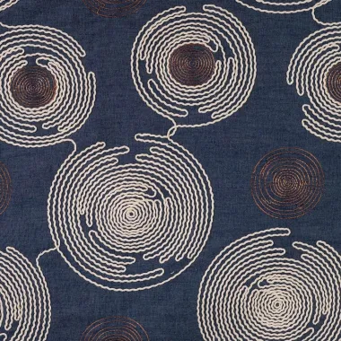 -Stickstoff – Denim – Kreise – blau – 11800-980 - Stickstoff – Denim – Kreise – blau – 11800-980