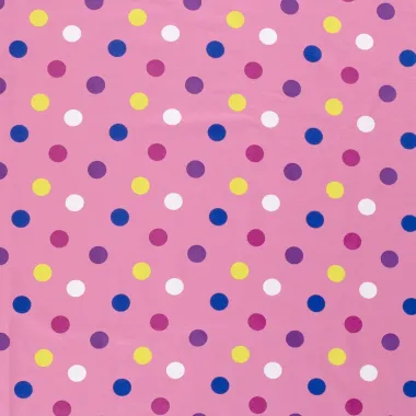 -Tricot stof - French Terry - stippen - roze - 19637-012 - Tricot stof - French Terry - stippen - roze - 19637-012