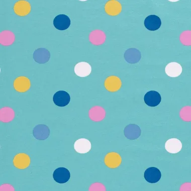 -Tricot stof - French Terry - stippen - aquablauw - 19637-024 - Tricot stof - French Terry - stippen - aquablauw - 19637-024