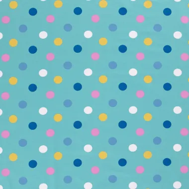 -Tricot stof - French Terry - stippen - aquablauw - 19637-024 - Tricot stof - French Terry - stippen - aquablauw - 19637-024