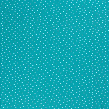 -Tricot stof - bloemetjes - turquoise - 21501-024 - Tricot stof - bloemetjes - turquoise - 21501-024