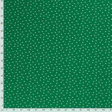 -Tricot stof - bloemetjes - groen - 21501-025 - Tricot stof - bloemetjes - groen - 21501-025