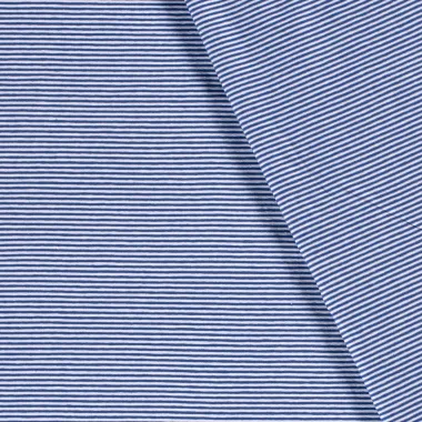 -Tricot stof - garengeverfd - strepen - blauw - 21504-105 - Tricot stof - garengeverfd - strepen - blauw - 21504-105