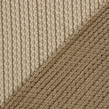 -Strickstoff – Ajour – Ecru/Taupe – 32/25256-054 - Strickstoff – Ajour – Ecru/Taupe – 32/25256-054
