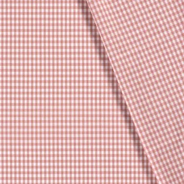 -Baumwollstoff – Bauernkaromuster (0,4 cm) – rosa – 5582-014 - Baumwollstoff – Bauernkaromuster (0,4 cm) – rosa – 5582-014