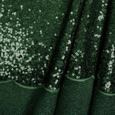 -Pailletten stof - scallop sequin - groen - 0830-210 - Pailletten stof - scallop sequin - groen - 0830-210
