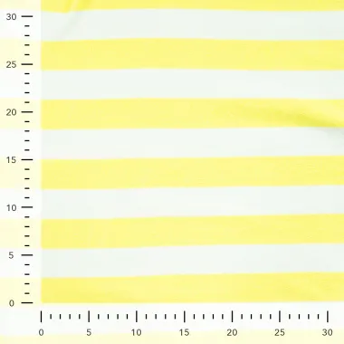 -Gebreide stof - pico terry - strepen - wit/geel - 3/47107-810 - Gebreide stof - pico terry - strepen - wit/geel - 3/47107-810