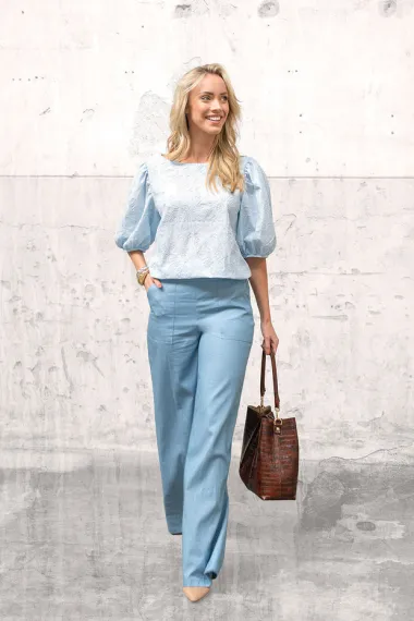 -Denim stof - voorgewassen - lichtblauw - 32/25059-003 - Denim stof - voorgewassen - lichtblauw - 32/25059-003