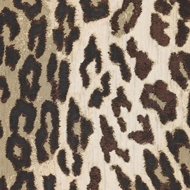 -Polyester stof - jacquard - dierenprint - bruin - 23184-090 - Polyester stof - jacquard - dierenprint - bruin - 23184-090