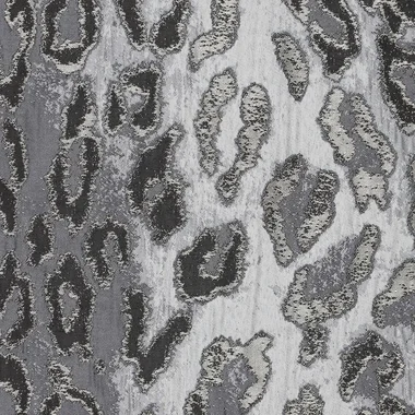 -Polyester stof - jacquard - dierenprint - grijs - 23184-970 - Polyester stof - jacquard - dierenprint - grijs - 23184-970