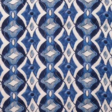 -Doorgestikte stof - quilted chally - blauw - 11658-960 - Doorgestikte stof - quilted chally - blauw - 11658-960