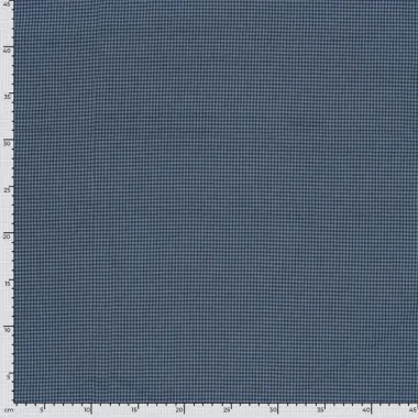 -Geruite stof - poplin seersucker - marine - 25002-008 - Geruite stof - poplin seersucker - marine - 25002-008