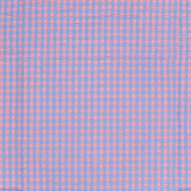-Geruite stof - poplin seersucker - indigo/roze - 25003-006 - Geruite stof - poplin seersucker - indigo/roze - 25003-006